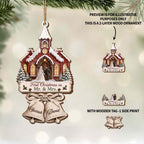 First Christmas As Mr. & Mrs., Personalized Wooden Ornament, Couple Gift - 7