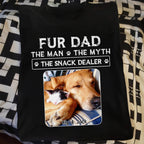 Fur Dad The Man The Myth The Snack Dealer, Hoodie, Gift For Pet Lovers - 4