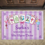 My Mahjong Club Tiles Before Chores, Doormat, Gift for Mahjong Lovers - 5