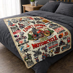 I Don't Snore I Dream I'm A Motorcycle, Personalized Blanket, Gift For Him - 7