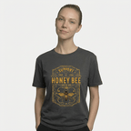 Women's Honey Bee Round Neck Graphic Tee