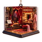 When Moonbeams Melt In Tea, Custom Wood Ornament, Gift For Theater Lovers - 12