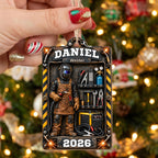 Welder, Personalized Custom Wood Ornament, Gift For Him And Welder Lovers - 9