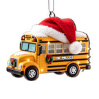 School Bus, Personalized Custom Wood Ornament, Gift For Bus Driver - 11