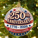 Anniversary Our Family, Personalized Custom Acrylic Ornament, Gift For Families - 8