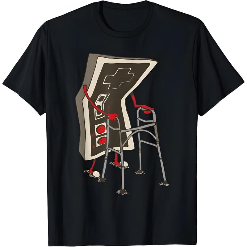 Old Gamer Retro Video Game Old Gamer T-Shirt   Graphic tees