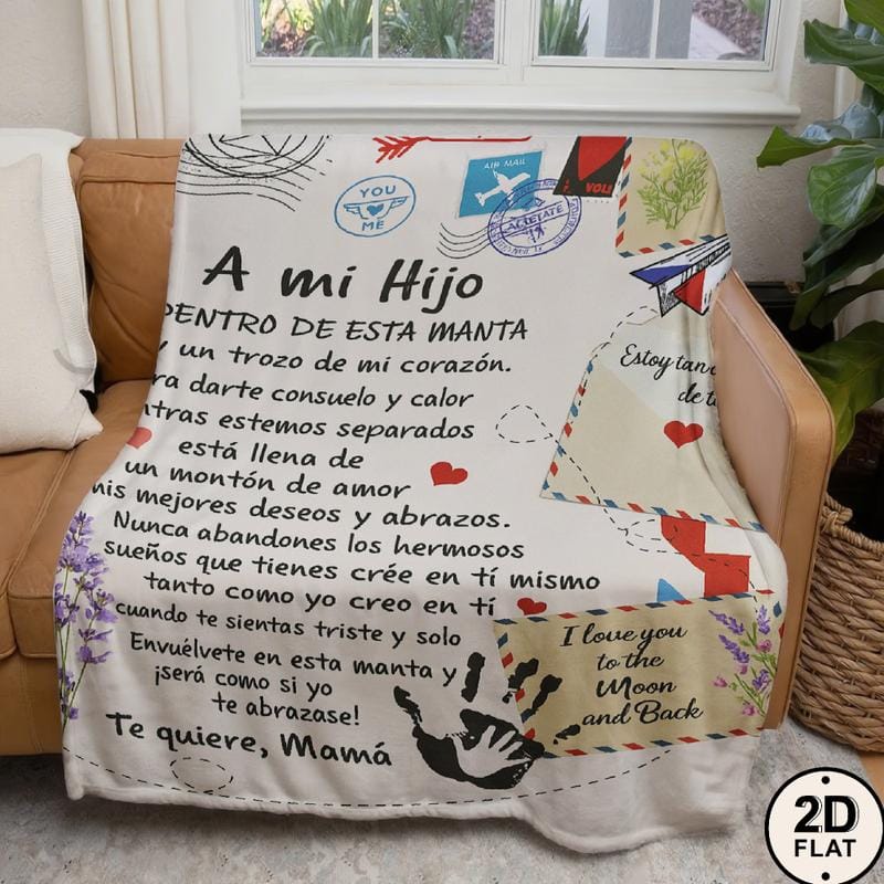 "A Letter to My Kids" Custom Blanket | Personalized Gift for Son & Daughter