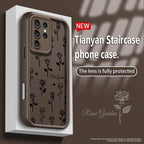 Lucky Black Rose Slim Shockproof Case