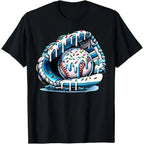 Baseball Drip Ice Cream Sprinkles Baseball Glove aldult l men’s T-Shirt