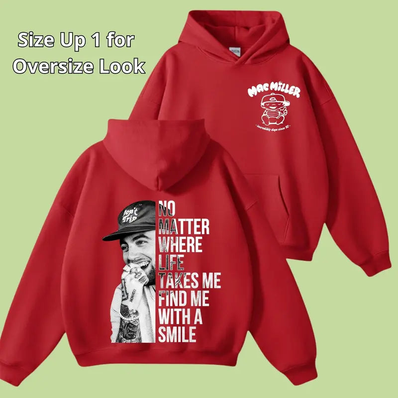 Mac Miller Tiny Desk Concert Hoodie – Vintage Hip Hop Sweatshirt, Streetwear Pullover, Graphic Unisex Music Shirt, 2-Sided Print, Full Size Gift for Fans
