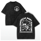 Washed Cotton Vintage Dead Pedophiles Don’t Reoffend Tee, Protective Parent Shirt We Love Our Kids Skull Middle Finger Graphic Tshirt, Unisex Justice Shirt