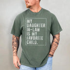 Daughter-in-Law Shirt, Comfort Colors Dad Tee, Funny Father-in-Law Gift, Perfect Father’s Day Present from Daughter-in-Law, Wedding or Special Occasion Gift