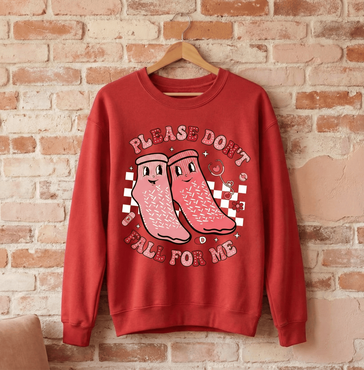 Please Don't Fall For Me Tee Sweatshirt T-Shirt