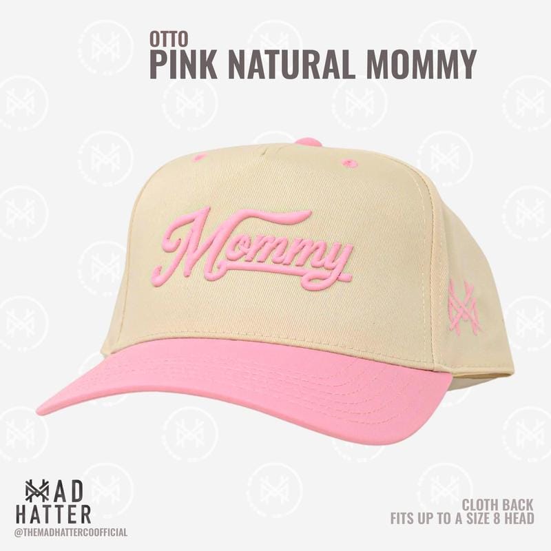 Mommy Madhatter's Embroidered Snapback Adjustable (Up To A Size 8 Head) Women’s Premium Trucker Hat