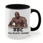 Funny Coffee Mug, Barry Wood Meme Mug, BBC (Big Black Coffee) funny mugs, Coffee Mug 11oz 15oz, Office gaggift, funny Christmas gift  Ceramic Drinkware