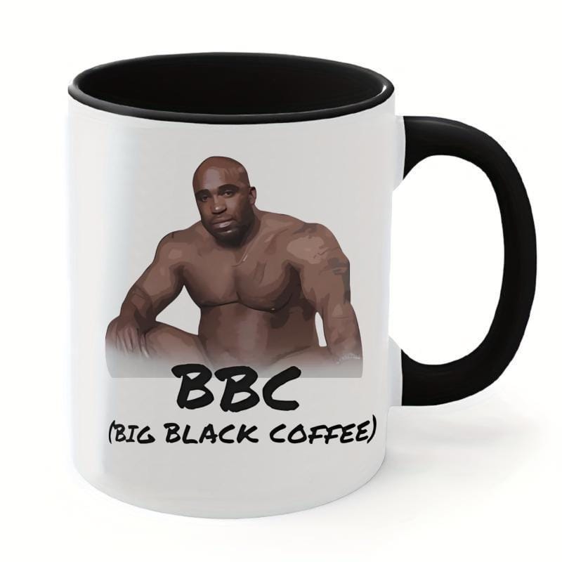 Funny Coffee Mug, Barry Wood Meme Mug, BBC (Big Black Coffee) funny mugs, Coffee Mug 11oz 15oz, Office gaggift, funny Christmas gift  Ceramic Drinkware