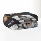 Soft Music Singers Flannel Blankets Lightweight Warm Blanket Plush Air Conditioned Throw Blankets for Teen Couch Bed Sofa Living Room Chair
