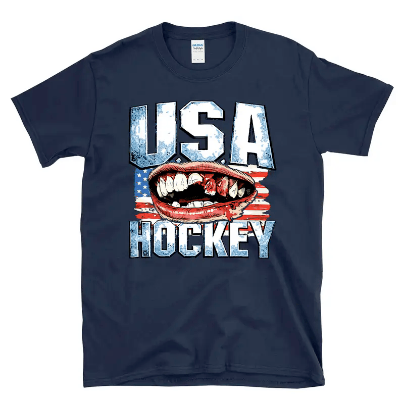 2026 Gold Medal Champions Bloody Teeth - T-shirt