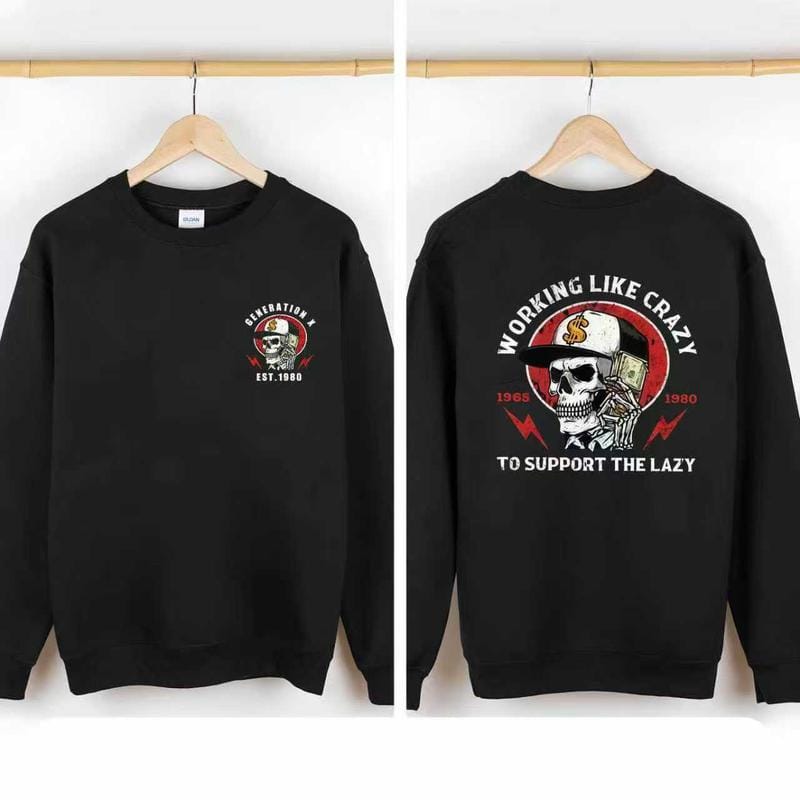 A one Working Like Crazy Shirt